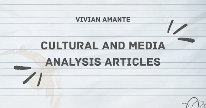 write expert cultural and media commentary articles