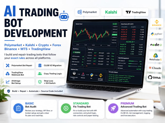 jarvis ai polymarket bot kalshi crypto claude forex trading bot tradingview