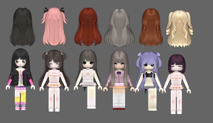 make your ugcs hair, comms or pre made