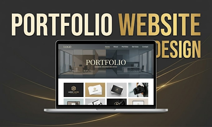design a professional business portfolio website