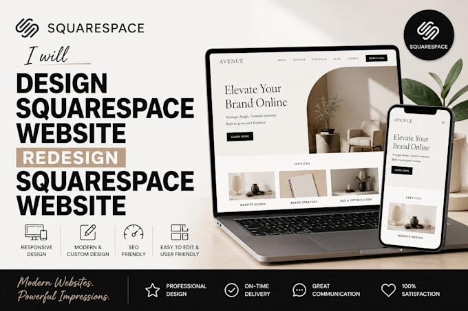 squarespace website design squarespace website redesign square website design