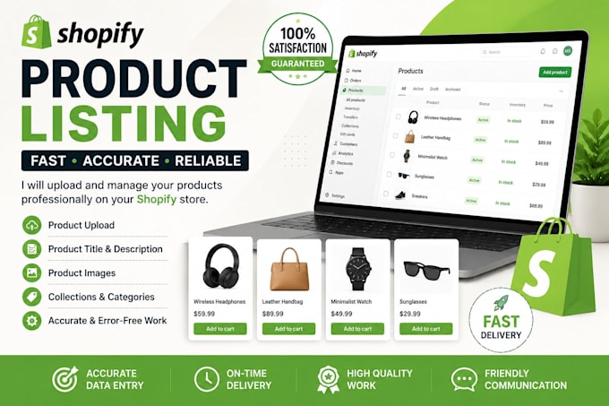 do shopify listing products data entry copy paste