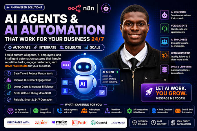 build ai agents, voice agents and ai workflow