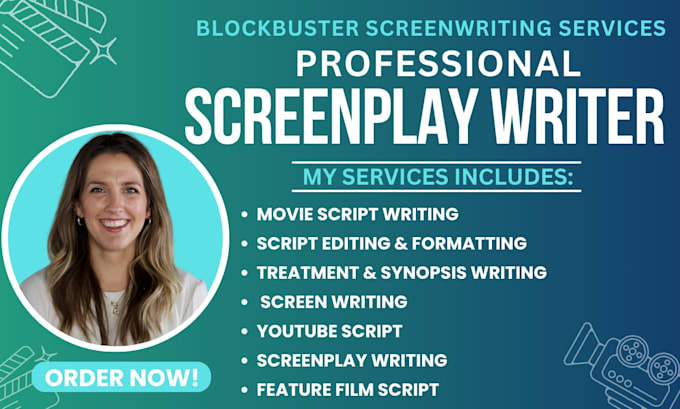write movie script youtube script script editing screenplay feature film script