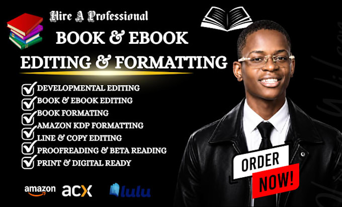 do book editing and formatting, developmental book editor, amazon kdp formatting