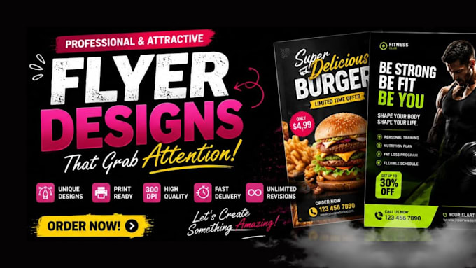 create your flyer design