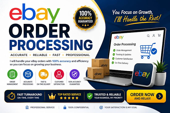 handle ebay order processing and tracking upload