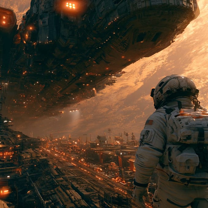 design sci fi illustration and sci fi sci fi illustration