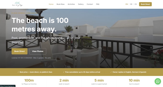 design and develop a modern responsive landing page website