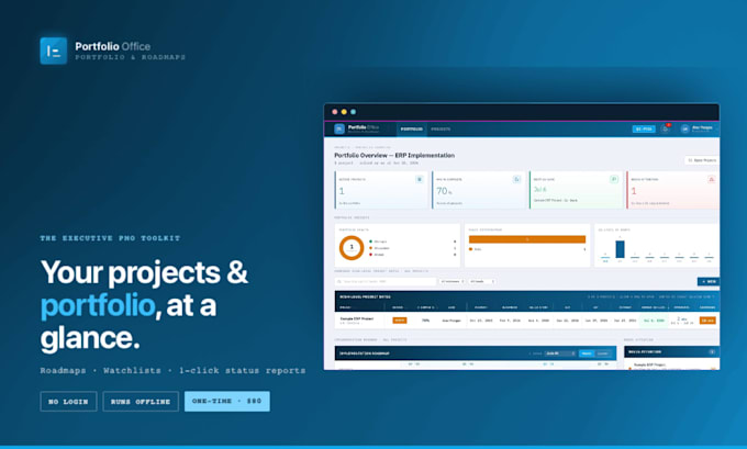 build an executive project and portfolio dashboard for your pmo