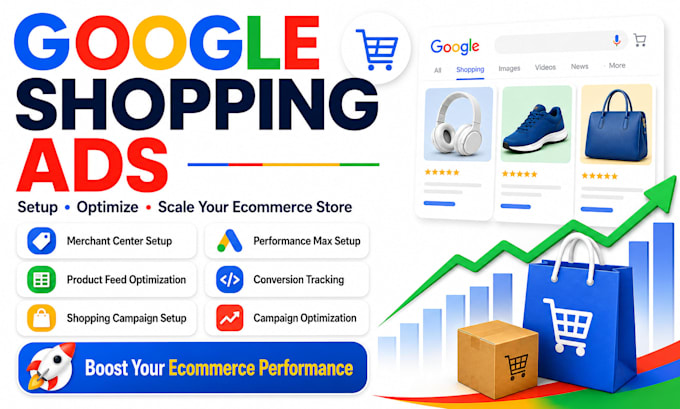 setup google shopping ads and merchant center for ecommerce