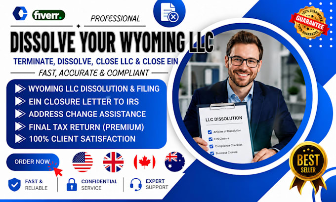 terminate, dissolve, close wyoming llc and close ein