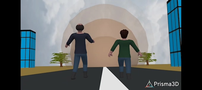 simple 3d character animation