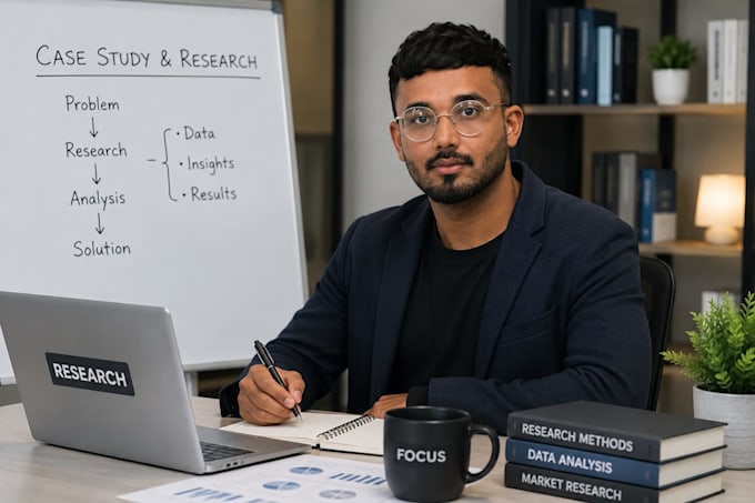 do professional case study analysis and research writing