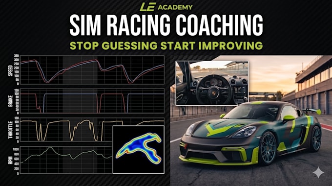 be your simracing coach using real world gt4 experience