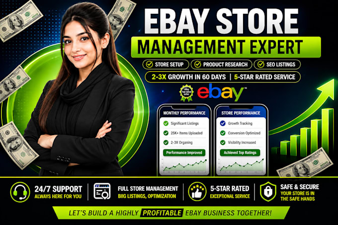do expert ebay dropshipping store management