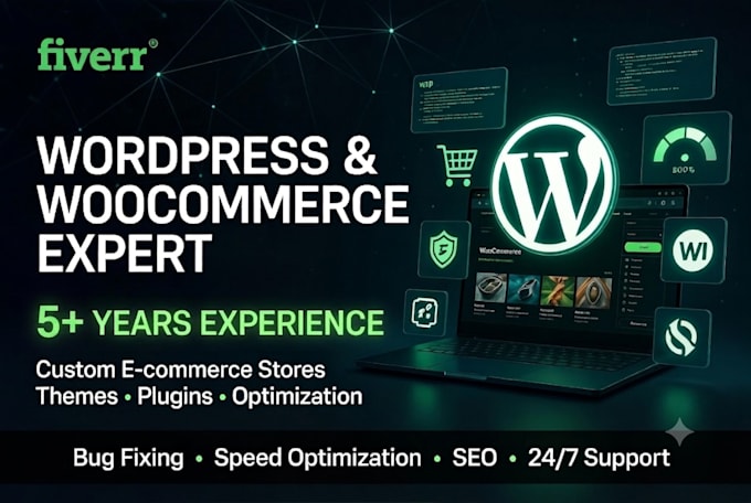 complete wordpress website design as full stack developer