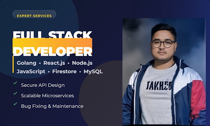 develop scalable backend apis using golang and microservices