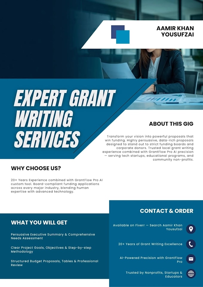 do expert grant writing and grant proposal for your nonprofit