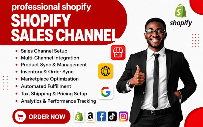 setup shopify sales channel facebook ads matrixify tiktok cedcommerce website
