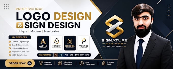 design a premium signature logo