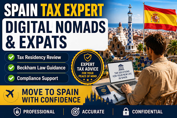 help digital nomads and expats navigate spanish taxes
