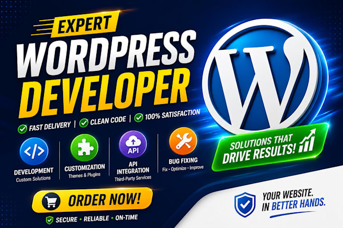 do wordpress development, customization, API integration and bug fixing