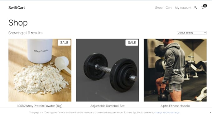 build a fully functional woocommerce online store or shopping website