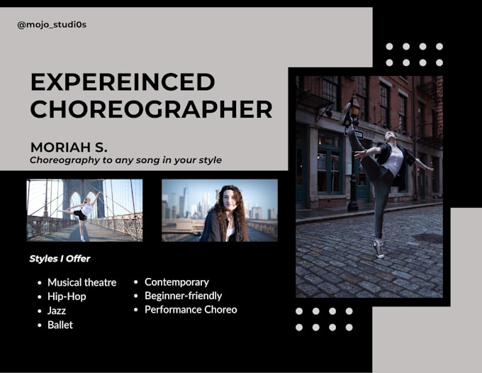 choreograph a dance routine for you skill level