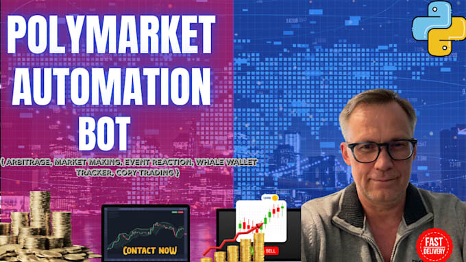 build polymarket telegram notification bot, API trading bot and order tracker