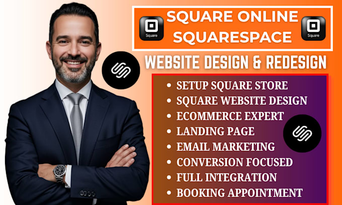 setup square online store square website design ecommerce squarespace square seo
