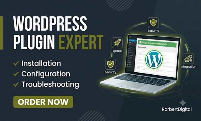 setup a unique website design wordpress website