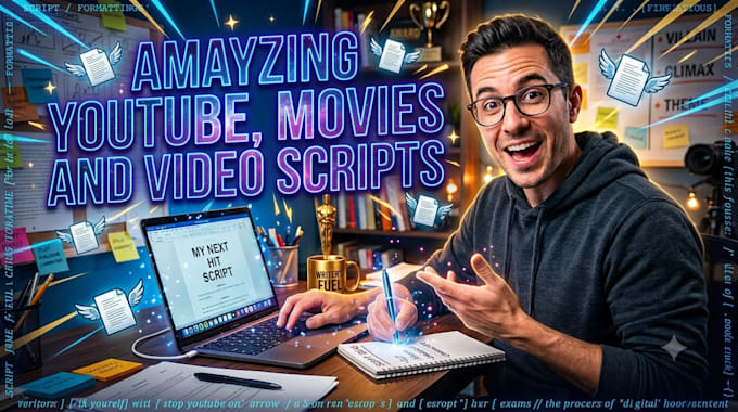 be scriptwriter for youtube video script writing