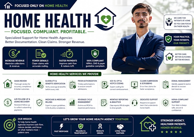 do home health billing and complete rcm services
