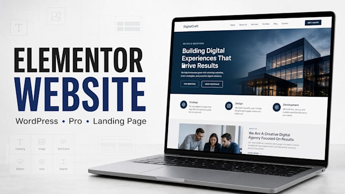 design and develop a professional wordpress elementor website