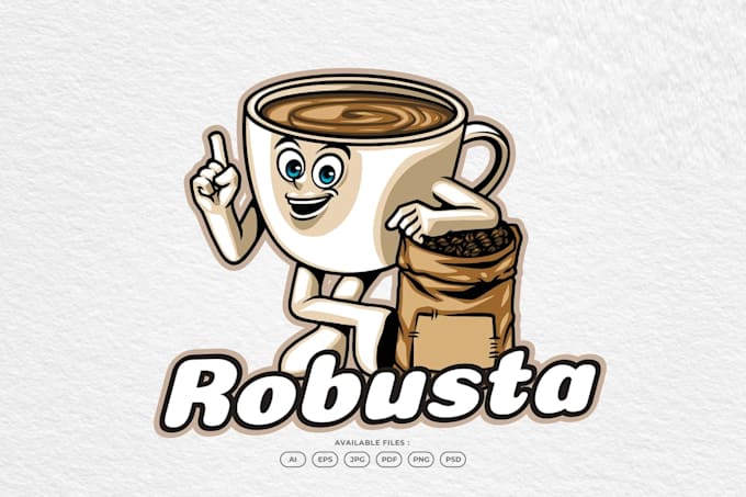 design a custom coffee brand logo with professional style