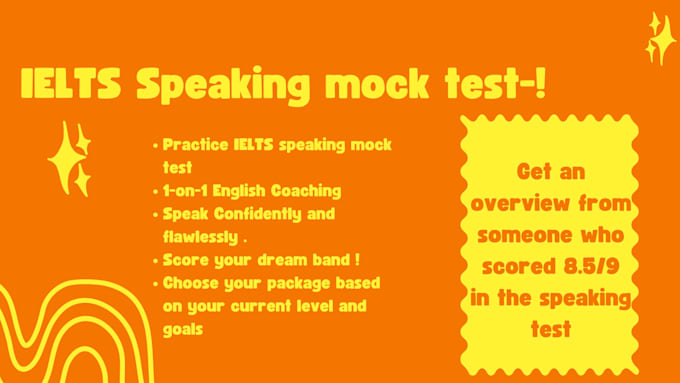 conduct a realistic ielts speaking mock test and coaching session