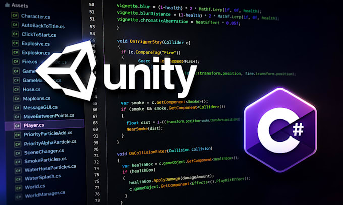 write a unity scripts for your game