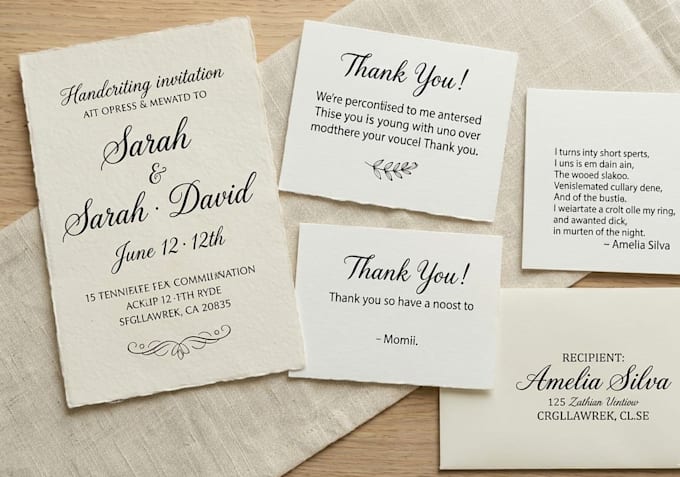 provide neat and professional handwriting services