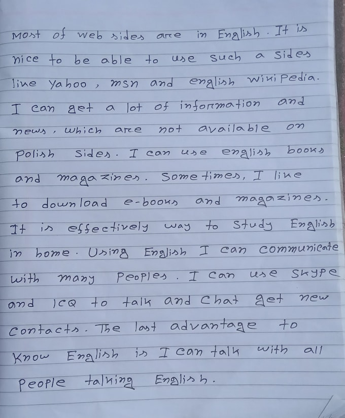 write anything with my beautiful handwriting