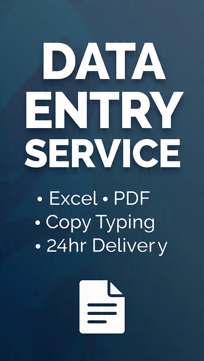 do accurate data entry, cleaning and copy paste