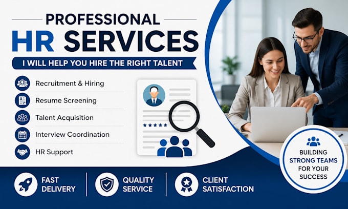 provide HR services including recruitment and hiring