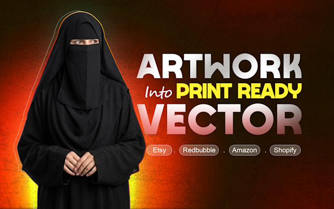 convert artwork into print ready vector files for apparel printing