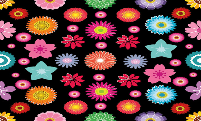 create seamless pattern designs for fabric, packaging print
