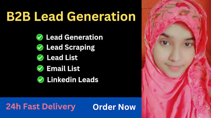give b2b lead generation, email list and lead scraping