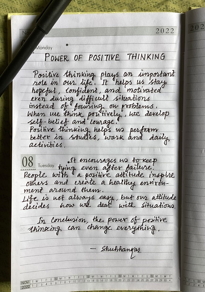 make best handwritten letter and card