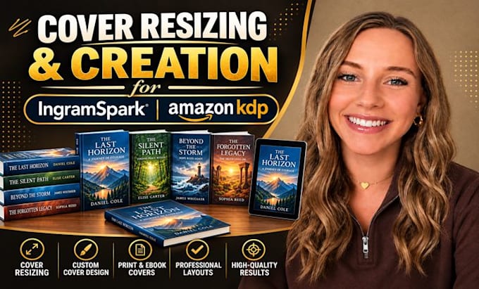 adjust and resize your book cover for ingramspark and kdp