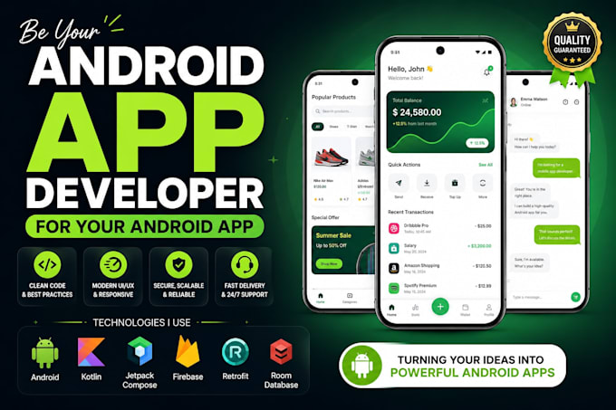 professional android app developer for android app development