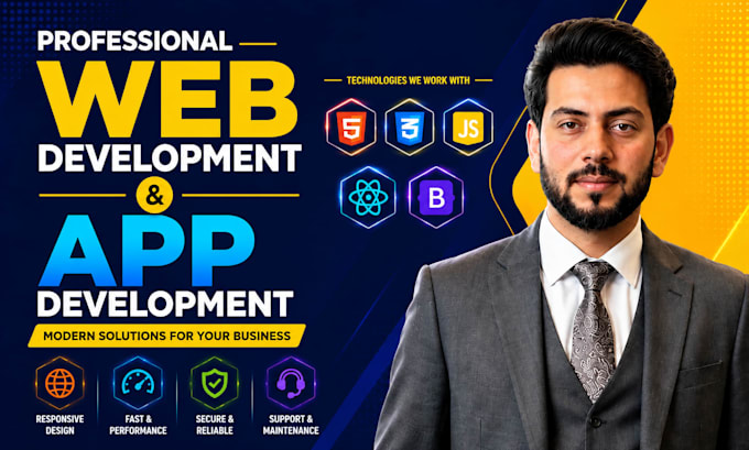 do full stack website development, ai website, ai software developer