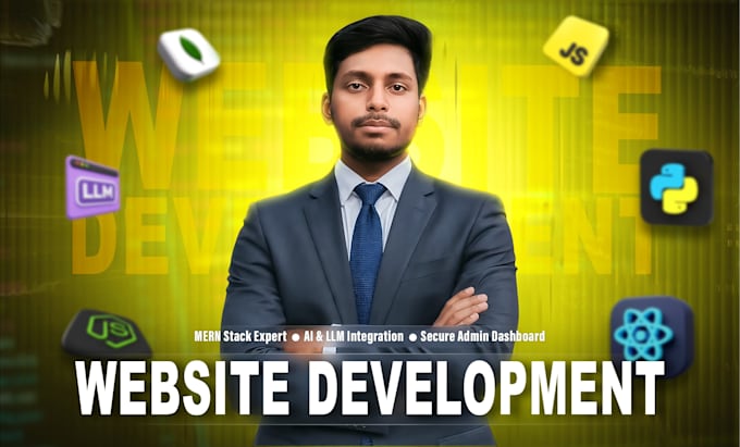 do custom website development as full stack ai web developer